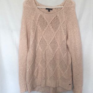 pink american eagle sweater